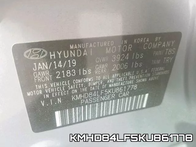 KMHD84LF5KU861778 фото 2