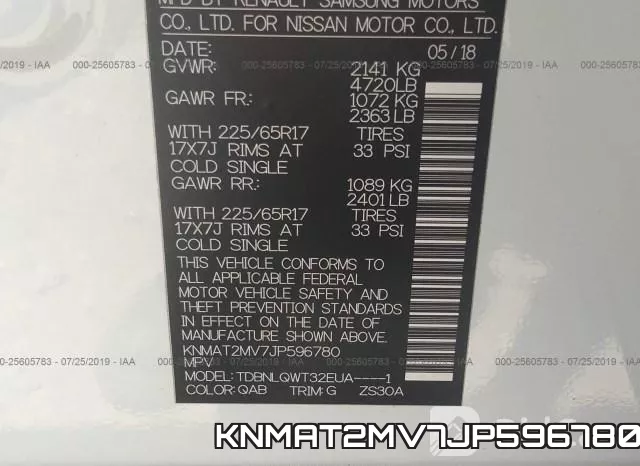 KNMAT2MV7JP596780 фото 10