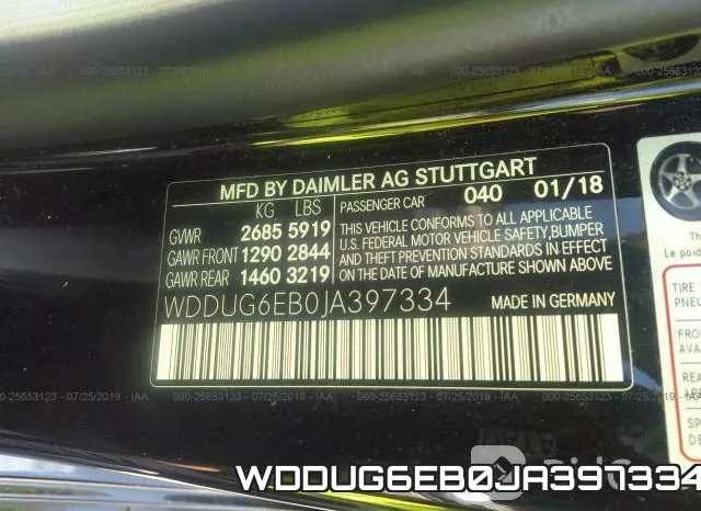 WDDUG6EB0JA397334 фото 10
