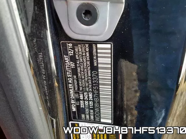 WDDWJ8HB7HF513370 фото 2