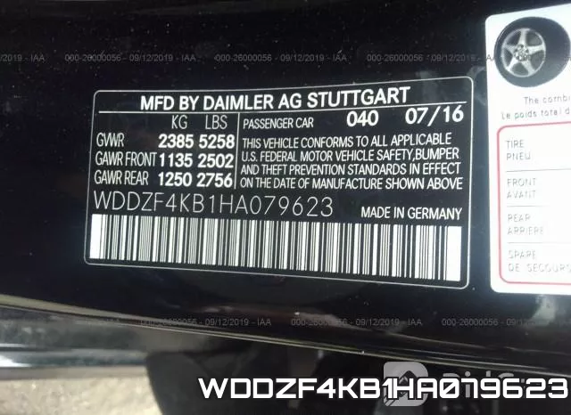 WDDZF4KB1HA079623 фото 10