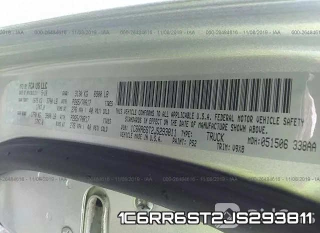 1C6RR6ST2JS293811 фото 10