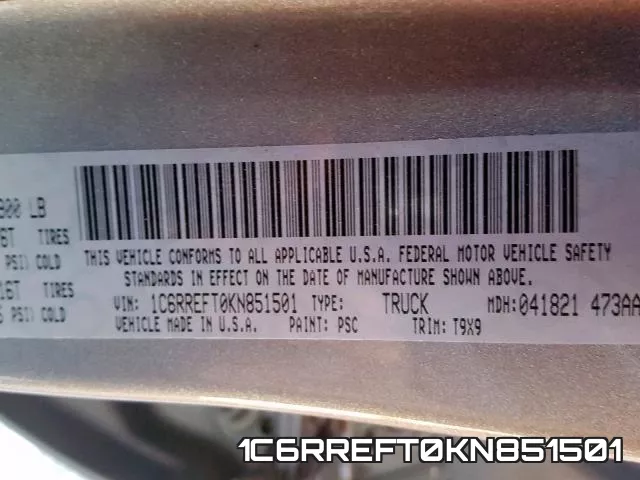 1C6RREFT0KN851501 фото 2