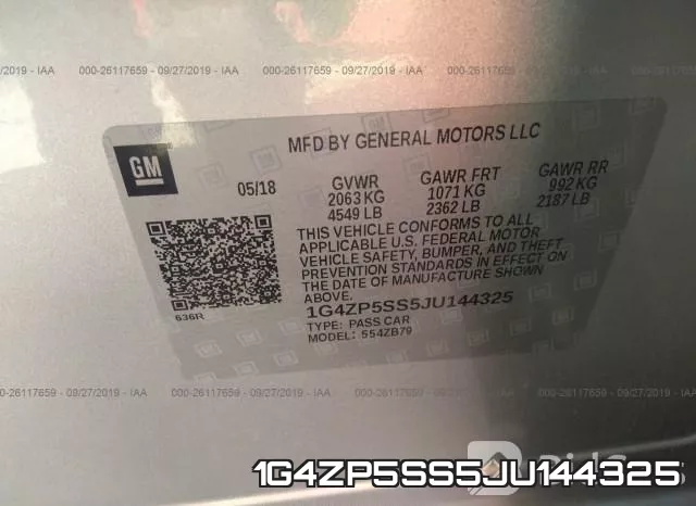 1G4ZP5SS5JU144325 фото 10