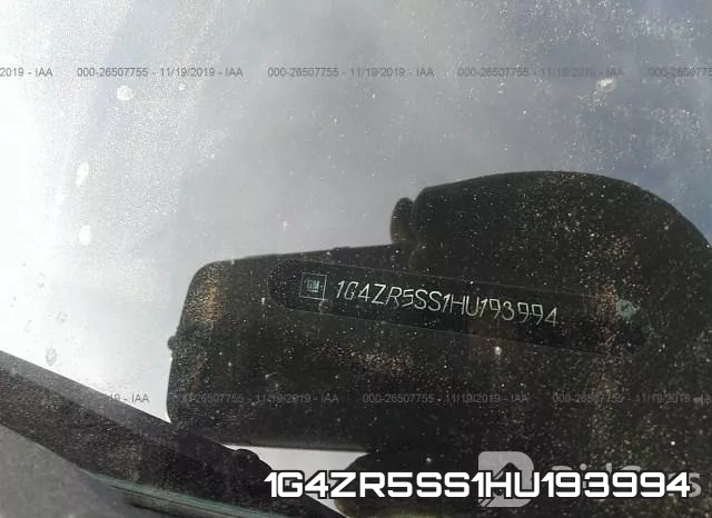 1G4ZR5SS1HU193994 фото 10