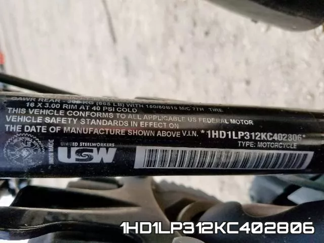 1HD1LP312KC402806 фото 2