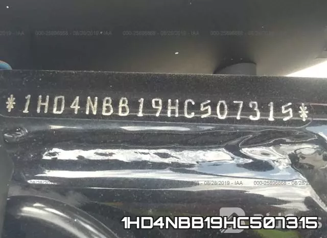 1HD4NBB19HC507315 фото 2