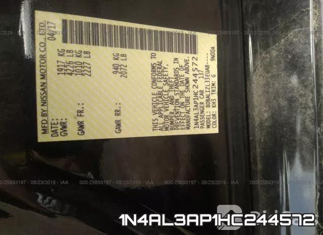 1N4AL3AP1HC244572 фото 10