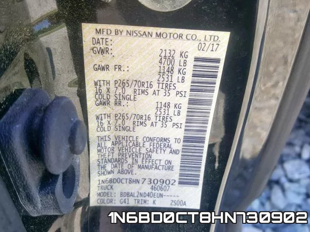 1N6BD0CT8HN730902 фото 2
