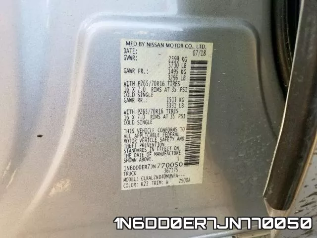 1N6DD0ER7JN770050 фото 2