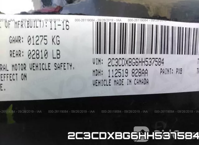 2C3CDXBG6HH537584 фото 10