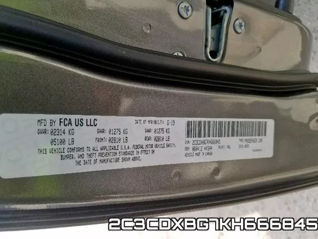 2C3CDXBG7KH666845 фото 2