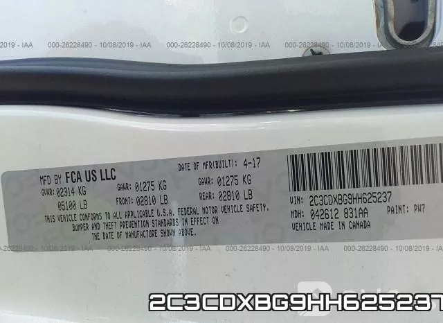 2C3CDXBG9HH625237 фото 10