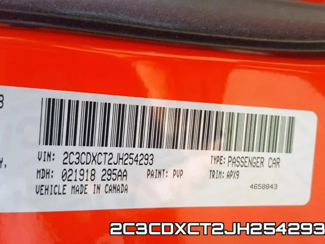 2C3CDXCT2JH254293 фото 2