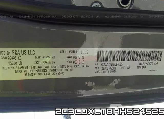 2C3CDXCT8HH524525 фото 10