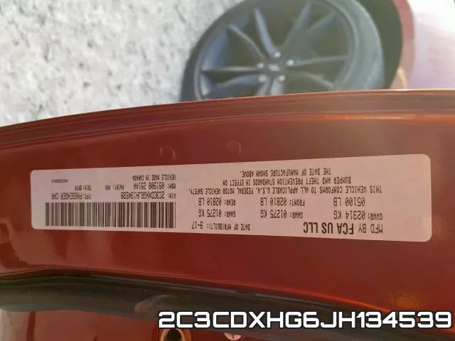2C3CDXHG6JH134539 фото 2