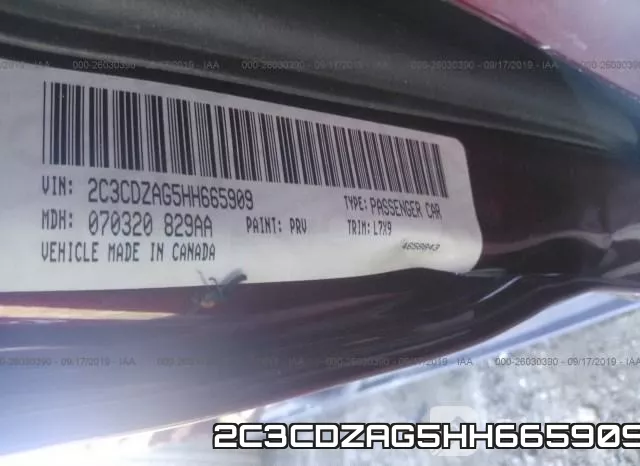 2C3CDZAG5HH665909 фото 9