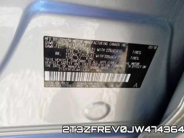 2T3ZFREV0JW474364 фото 2