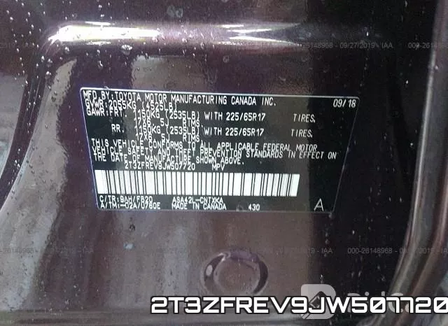 2T3ZFREV9JW507720 фото 10