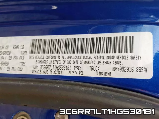 3C6RR7LT1HG530181 фото 2