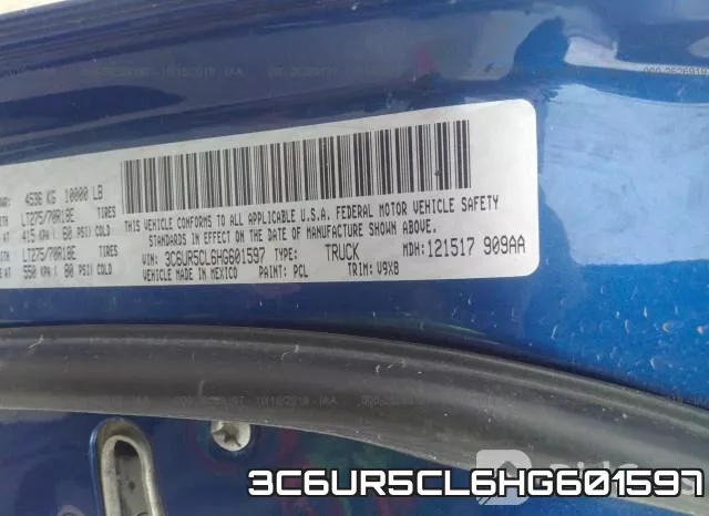 3C6UR5CL6HG601597 фото 10
