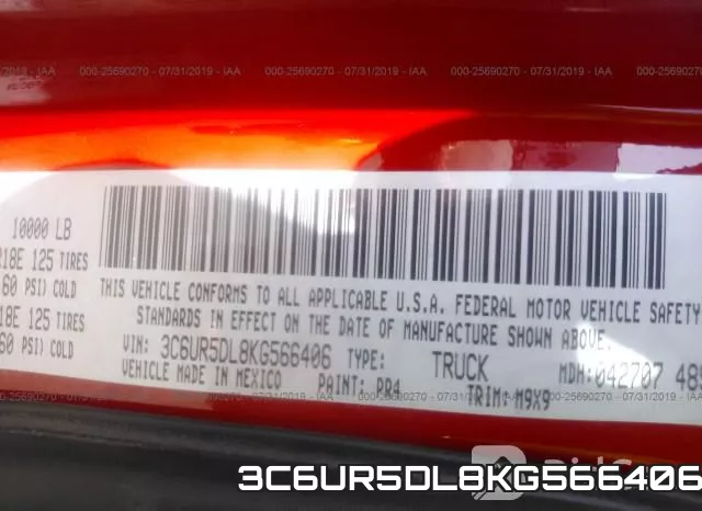 3C6UR5DL8KG566406 фото 10