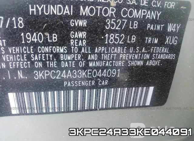3KPC24A33KE044091 фото 10