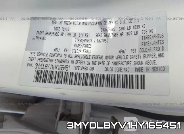 3MYDLBYV1HY165451 фото 10