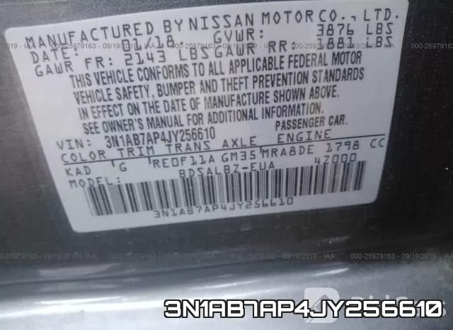 3N1AB7AP4JY256610 фото 10