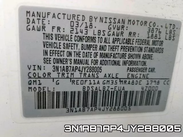 3N1AB7AP4JY288005 фото 2