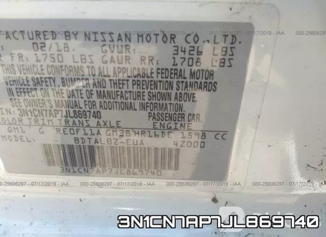 3N1CN7AP7JL869740 фото 10