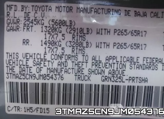 3TMAZ5CN9JM054376 фото 10