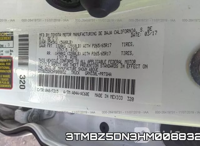 3TMBZ5DN3HM008832 фото 10
