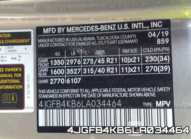 4JGFB4KB6LA034464 фото 10