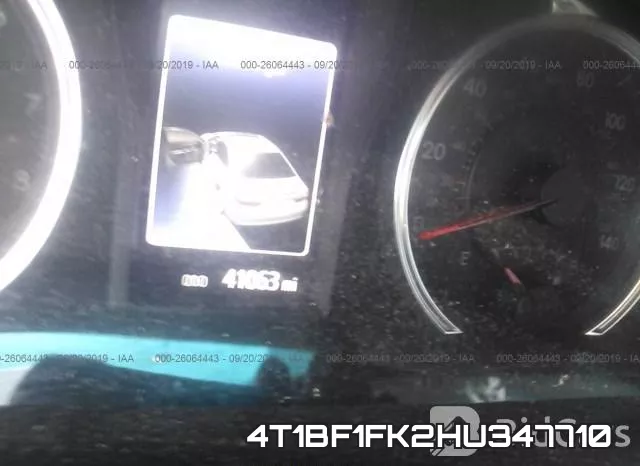 4T1BF1FK2HU347710 фото 8