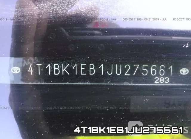 4T1BK1EB1JU275661 фото 10