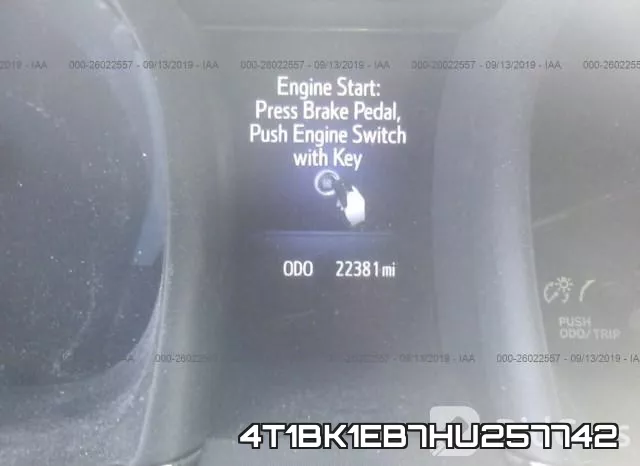 4T1BK1EB7HU257742 фото 8