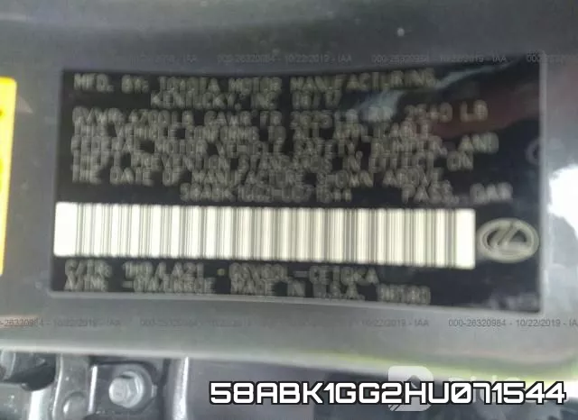 58ABK1GG2HU071544 фото 10