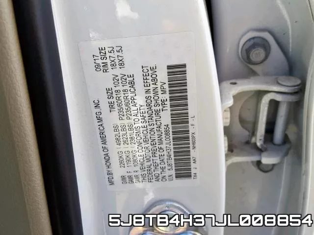 5J8TB4H37JL008854 фото 2