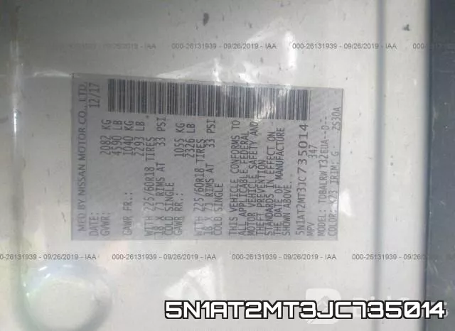 5N1AT2MT3JC735014 фото 9
