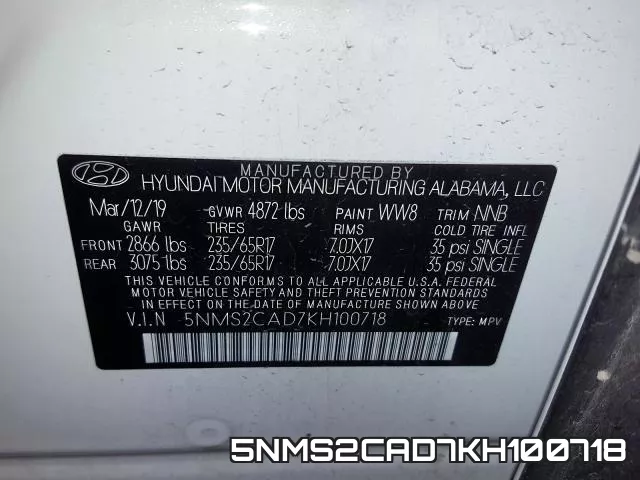 5NMS2CAD7KH100718 фото 2