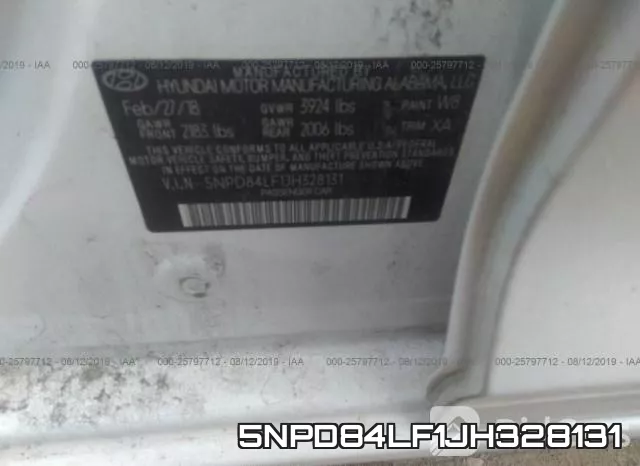 5NPD84LF1JH328131 фото 10