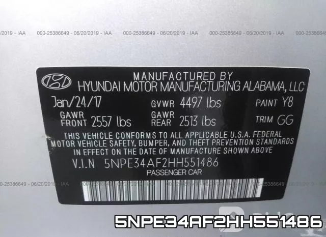 5NPE34AF2HH551486 фото 10
