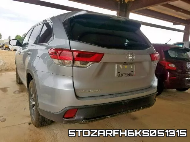5TDZARFH6KS051315 фото 4