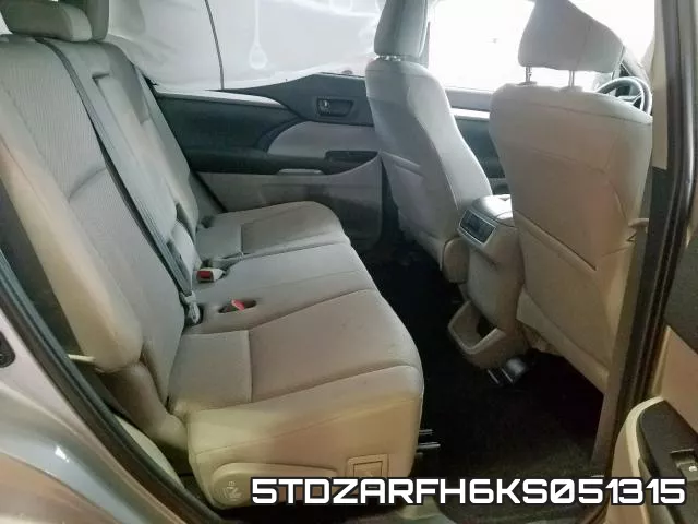 5TDZARFH6KS051315 фото 7