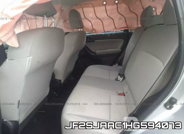 JF2SJAAC1HG594073 фото 9