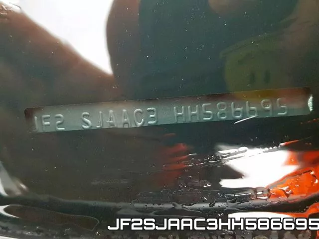JF2SJAAC3HH586695 фото 2