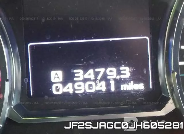 JF2SJAGC0JH605281 фото 8