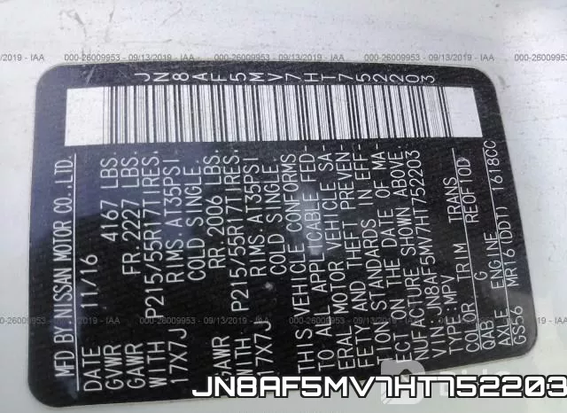 JN8AF5MV7HT752203 фото 10