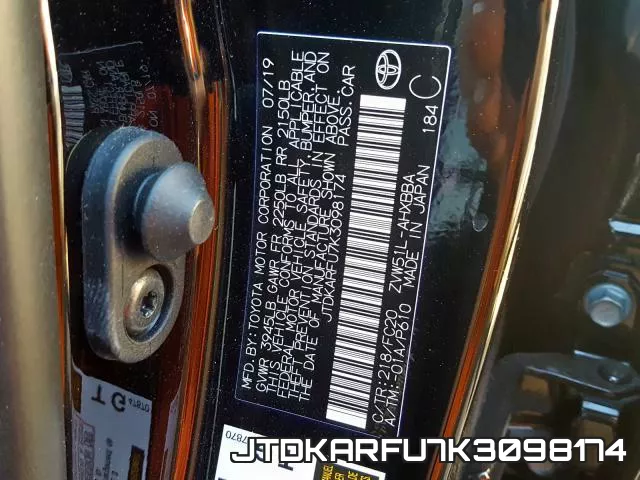 JTDKARFU7K3098174 фото 2